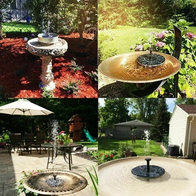 Solar Powered Floating Pumps for Bird Baths and Ponds - Smarsty