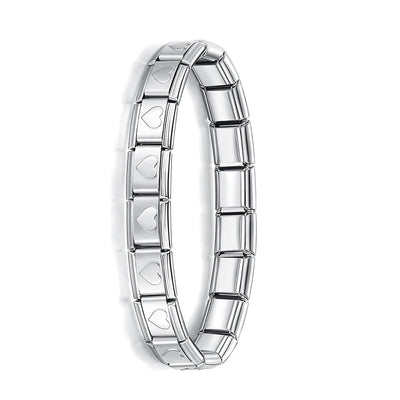 Hapiship Women's Italian Stainless Steel Charm Bracelet - Smarsty