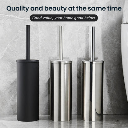 Stainless Steel Wall Mounted Toilet Brush Holder Accessory - Smarsty