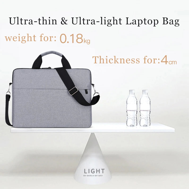 Velvet Shock Absorbing Laptop Bag For Women Travel Comfort