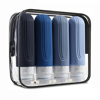 Leakproof Silicone Travel Bottles Set for Cosmetics - Smarsty