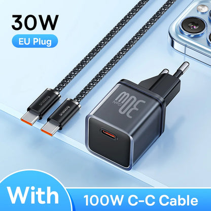 GaN USB C Charger 30W Fast PD PPS CompatibleWith IPhone - Smarsty