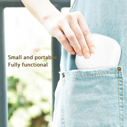 Compact Foldable LED Makeup Mirror With 5x/10x Magnification - Smarsty