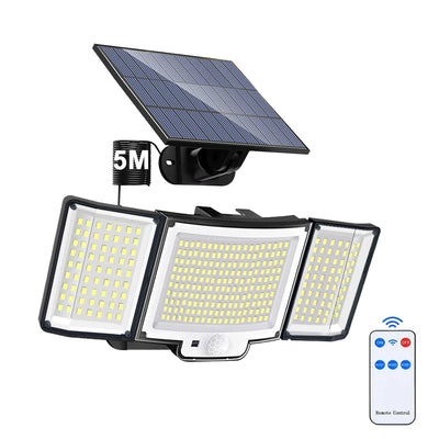 LED Solar Motion Sensor Outdoor Wall Lamp Waterproof - Smarsty