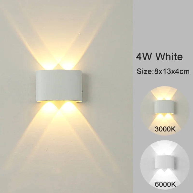 Modern LED Wall Sconces for Indoor Outdoor Lighting - Smarsty