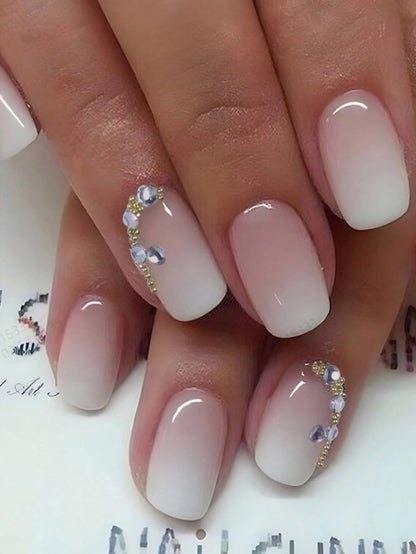 24PCS Almond Fleshcolor Press On Nails for Summer - Smarsty