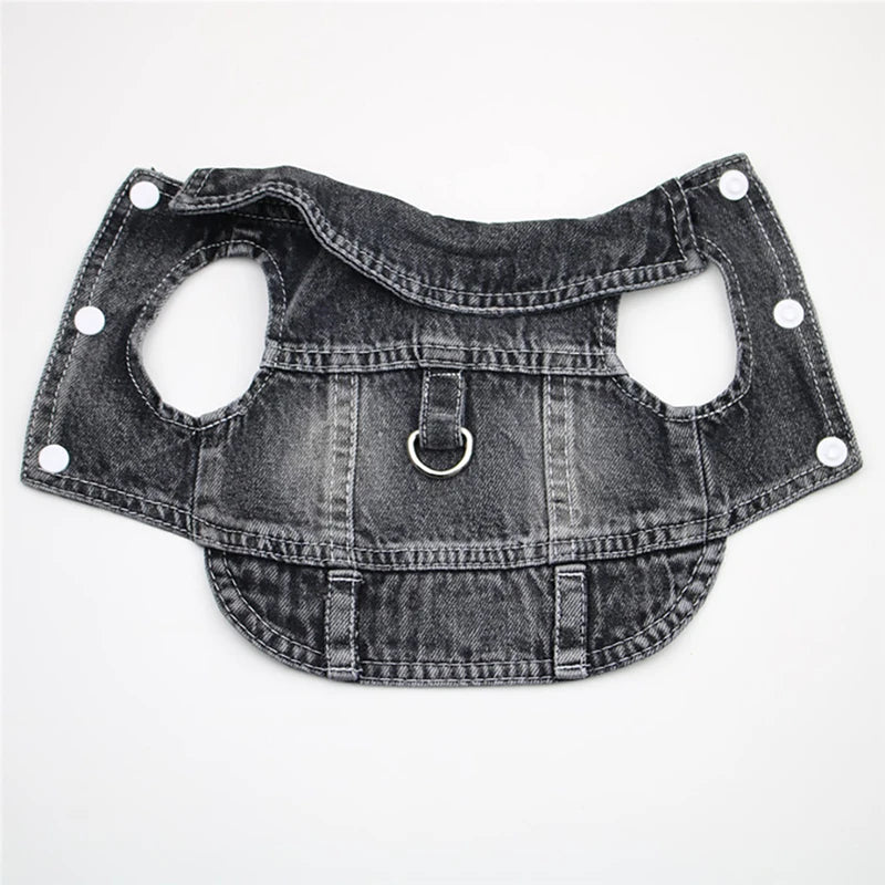 Dog Jeans Jacket for Small Dogs and Cats - Smarsty