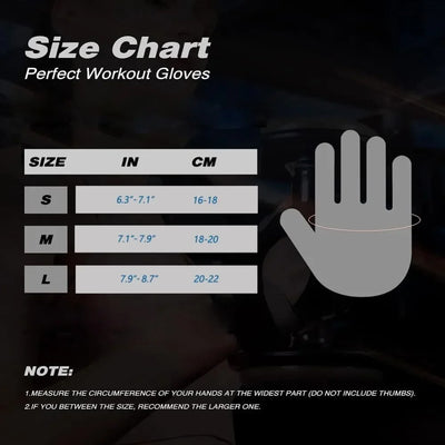 1Pair Breathable Cycling Gloves Workout Gym Gloves for Men Women Weight Lifting Fingerless Gloves Training Exercise Fitness by Smarsty