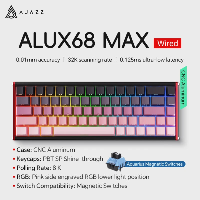 Magnetic Switch 60 Percent Mechanical Keyboard For Gaming