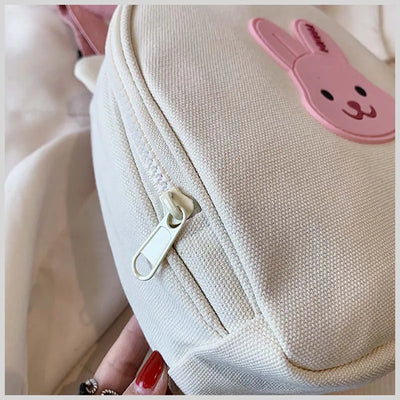 Canvas Baby Backpack Anti Lost Kids School Bag Bear Travel - Smarsty