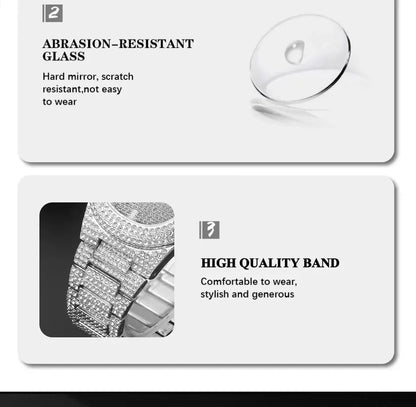 Luxury Men's Stainless Steel Sports Watch with Luminous Feature - Smarsty