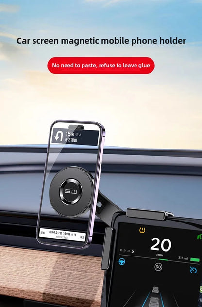 Magnetic Car Phone Holder 360 Degree Rotation Mount - Smarsty