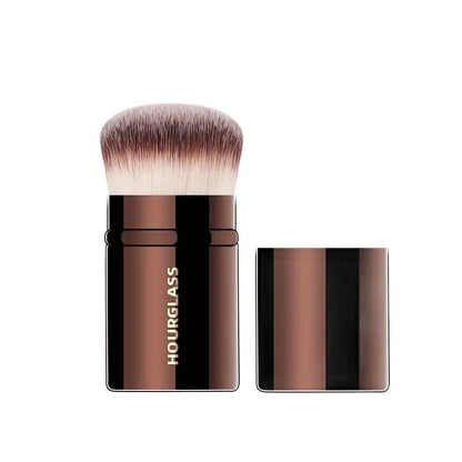 Hourglass Retractable Blush Brush with Soft Fiber Hair - Smarsty