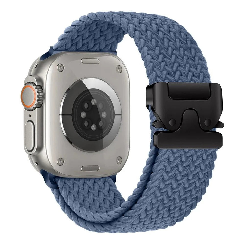 Parachute Straps for Apple watch 10 Band 46mm 42mm 45mm Ultra 49mm 44mm 41mm Braided bracelet correa iWatch Series 9 8 SE 5 6 7 - Smarsty
