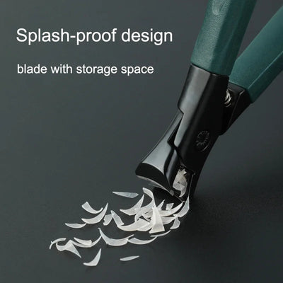 Stainless Steel Anti-Splash Nail Clipper for Thick Fake Nails - Smarsty