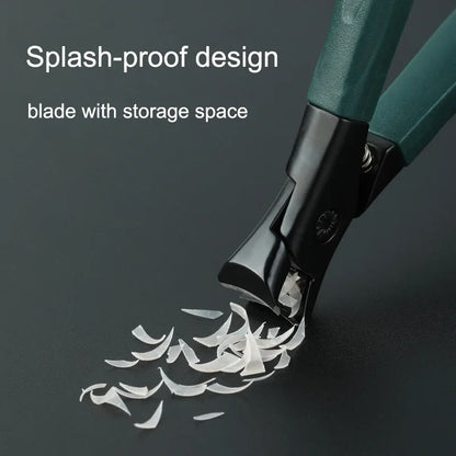 Stainless Steel Anti-Splash Nail Clipper for Thick Fake Nails - Smarsty