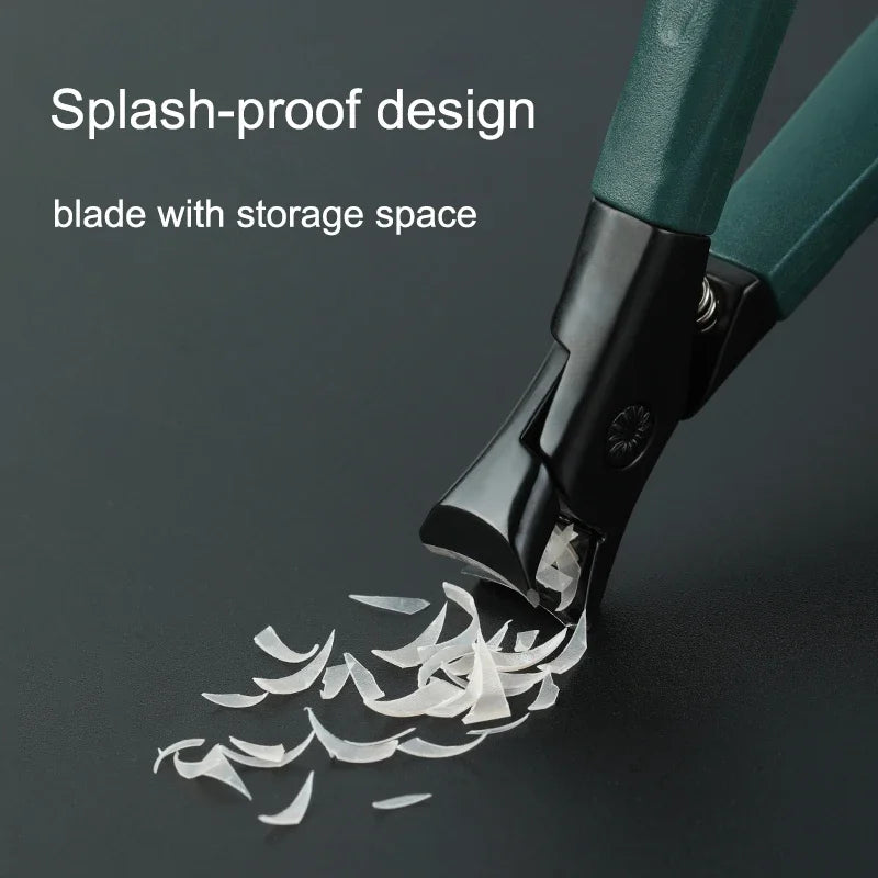 Stainless Steel Anti-Splash Nail Clipper for Thick Fake Nails - Smarsty