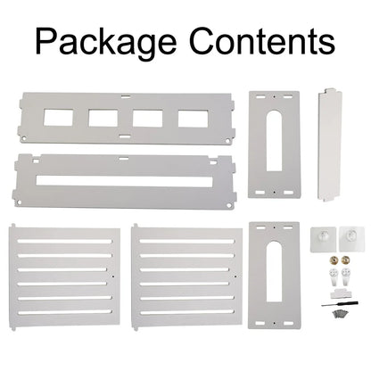 Wall Mounted Wireless Router Rack Living Room Wall-Mounted WiFi Storage Box Wall Decoration Cable Power Bracket Organizer Box by Smarsty