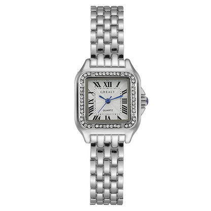 Square Alloy Women Quartz Watch for Casual Style - Smarsty