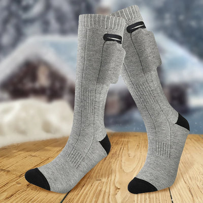 Electric Heating Socks 3 Mode Rechargeable Anti-Cold Thermal Heated Foot Warmer For Outdoor Camping Ski Sport Winter(no battery)