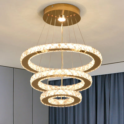 French luxury crystal chandeliers Hall living room Led ceiling lamp pendant ceiling light Room Kitchen Dining table decoration ﻿ - Smarsty