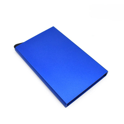 Rfid Credit Card Holder Men Thin Slim Mini Minimalist Wallets Luxury Metal Bank ID Cardholer Case Wallet for Men Carteras Choice - Smarsty
