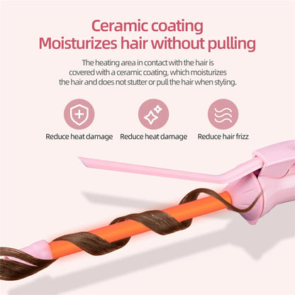 9mm Mini Hair Curling Iron for Professional Curls - Smarsty