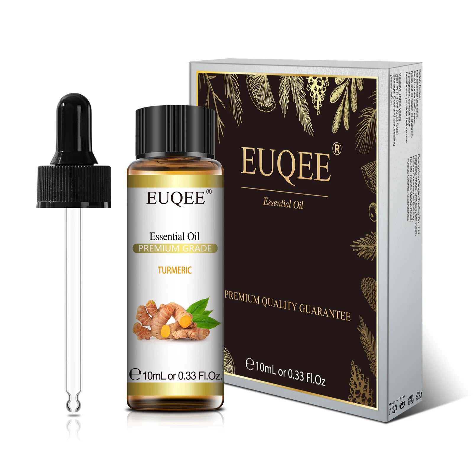 EUQEE 10ml Pure Natural Essential Oil Lavender Jasmine Eucalyptus Vanilla Sandalwood Sweet Orange Lemon Oregano Neroli Fragrance - Smarsty