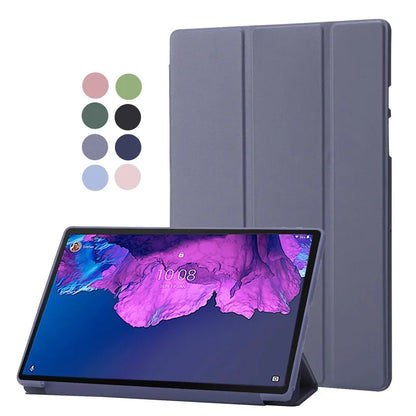 For Lenovo Tab P11 TB-J606F Case 11 inch Folding Stand Soft Silicone Back Cover for Lenovo Tab P11 Plus 2021 J607F J616F Case - Smarsty