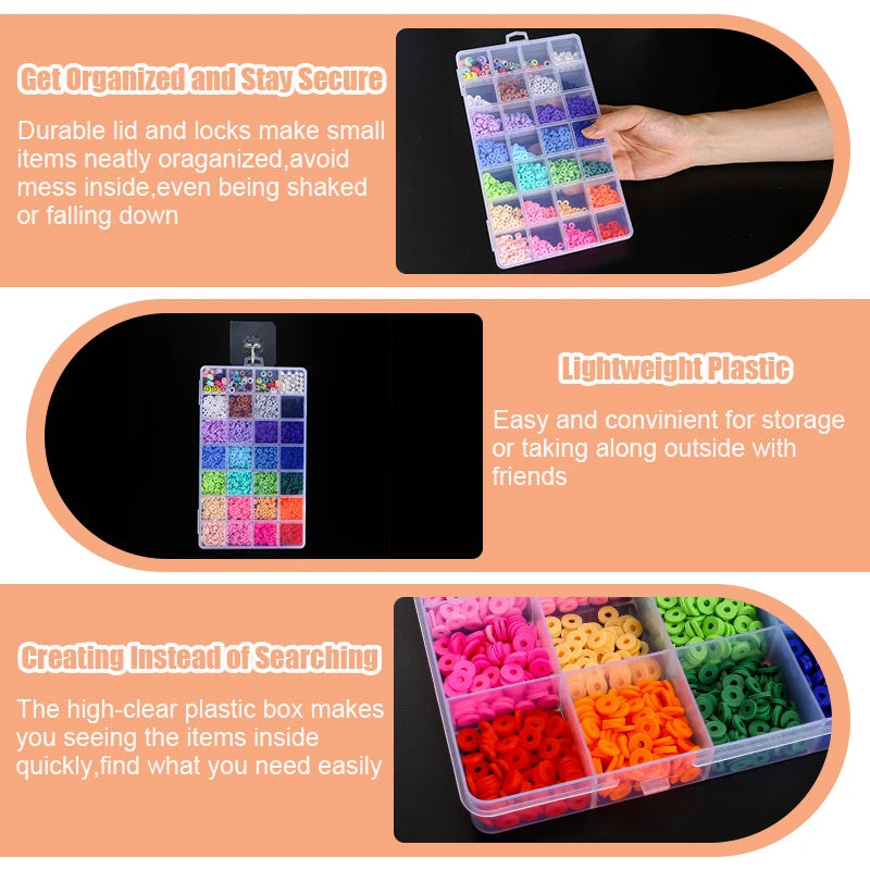 Clear Plastic Jewelry Organizer Box for Easy Storage - Smarsty