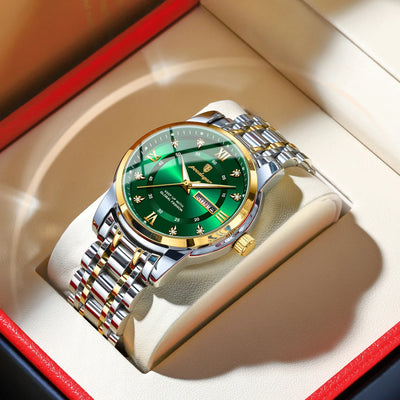 POEDAGAR Luxury Waterproof Men's Watch with Luminous Dial - Smarsty