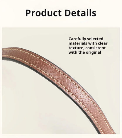 Leather Replacement Crossbody Bag Strap For Longchamp Mini Bag Shoulder Strap Without Punching Modification Bag Accessories