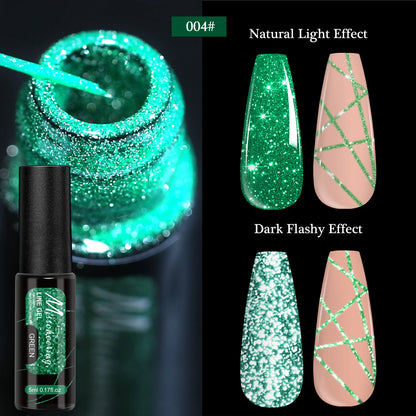 Gold Silver Metallic Nail Gel Polish for Stunning Mirror Finish - Smarsty