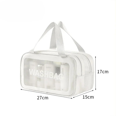 Wet-dry separation makeup bag portable toiletry bag travel essentials large capacity storage bag fitness swimming essentials - Smarsty