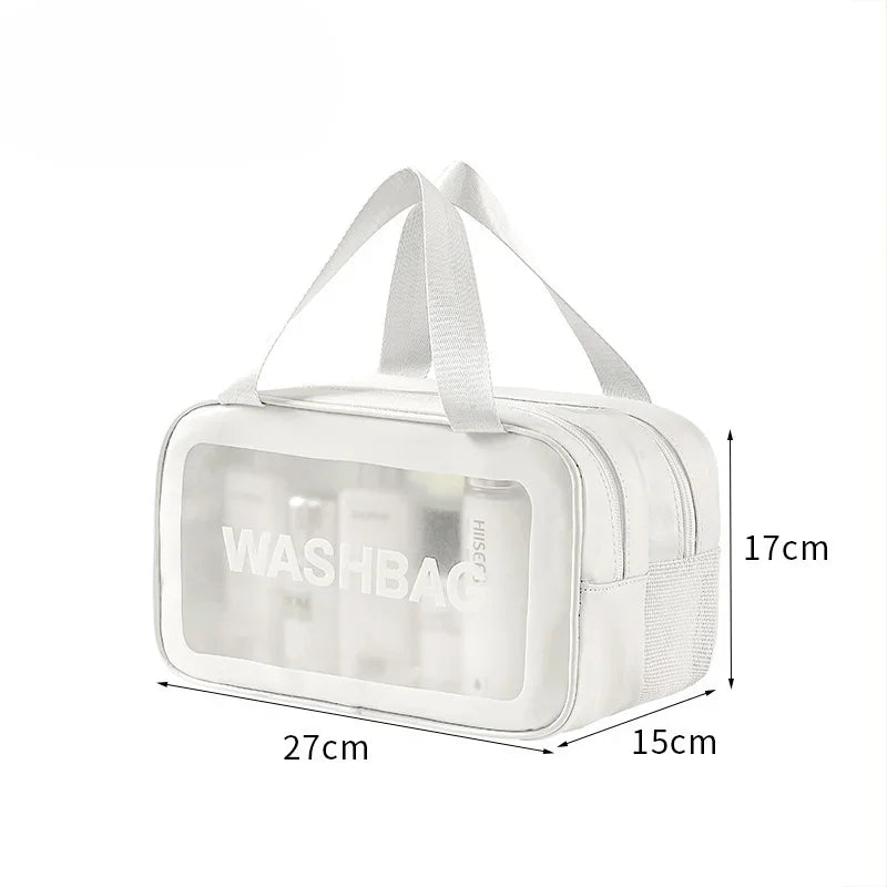 Wet-dry separation makeup bag portable toiletry bag travel essentials large capacity storage bag fitness swimming essentials - Smarsty