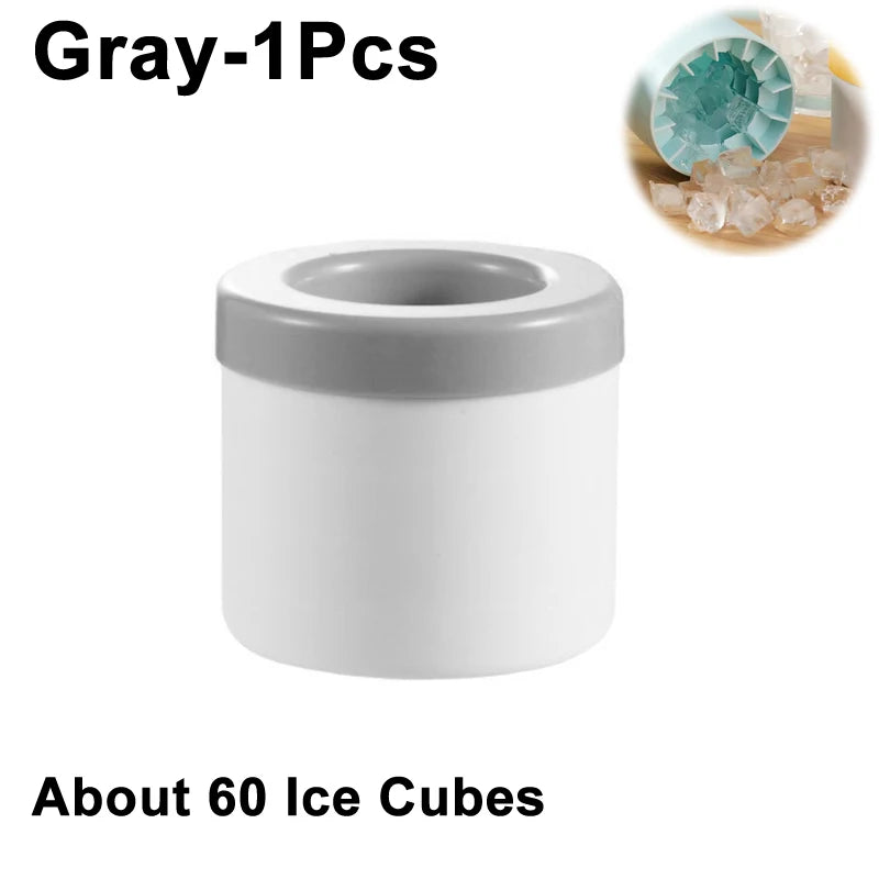 4/6/8/15/160 Grid Big Ice Tray Mold Giant Jumbo Large Food Grade Silicone Ice Cube Square Tray Mold DIY Ice Maker Ice Cube Tray - Smarsty