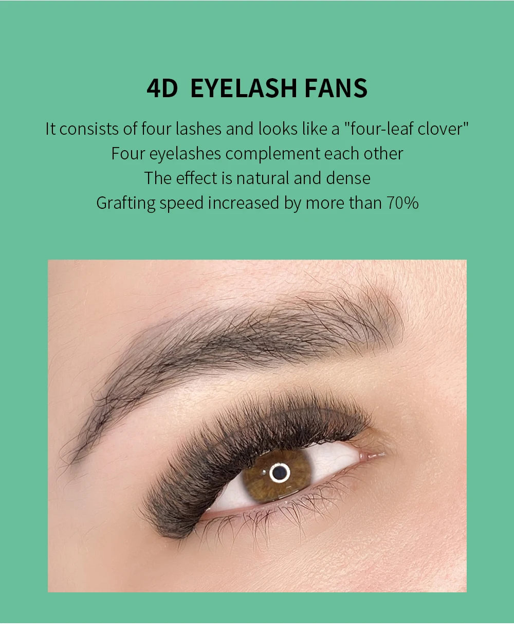 Glamlash 4D W Shape Eyelash Extensions for Dramatic Volume - Smarsty