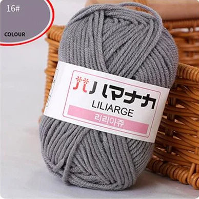 Soft Cotton Knitting Yarn for DIY Baby Sweaters - Smarsty