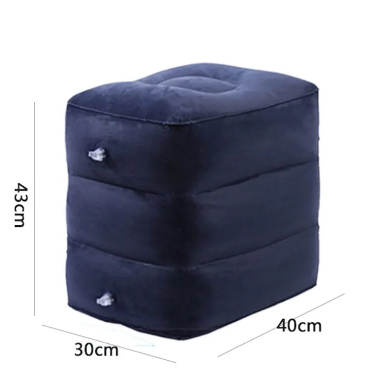 Portable Inflatable Foot Rest Pillow for Comfortable Travel - Smarsty