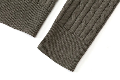 AS AW25 new design knitting cable cardigan + ribbing mockneck dress maxi length match for lady wear - Smarsty