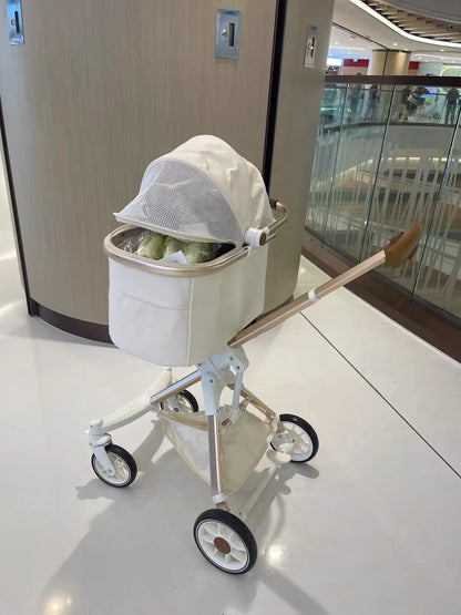 Foldable Dog and Cat Stroller for Easy Travel - Smarsty