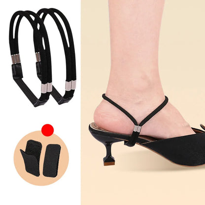 High Heels Shoes Band Anti-loose for Women Diamond Shoelaces Anti-drop Heel Straps Belt Drill Elastic Fixing Belts Rhinestone - Smarsty