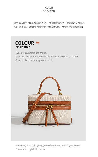 Canvas Crossbody Shoulder Bag For Women Designer Style - Smarsty