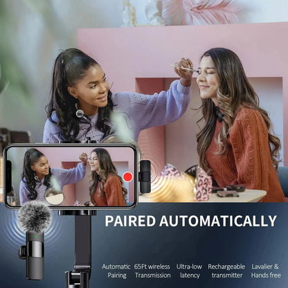 Wireless Lavalier Microphone for iPhone and Android - Smarsty