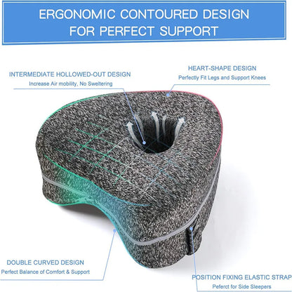 Ergonomic Leg Support Pillow for Sciatica Relief - Smarsty