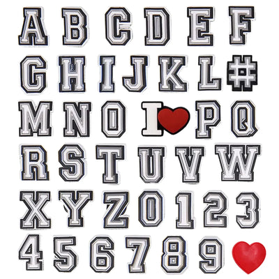 39/78Pcs Alphabet Letter Series Shoe Charms For Croc DIY Decoration Premium Quality Popular Charms Accessories for Beach Bag - Smarsty