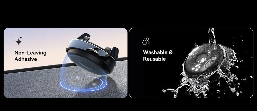 Car Phone Mount Dashboard One Handed Operation 360 Rotation - Smarsty
