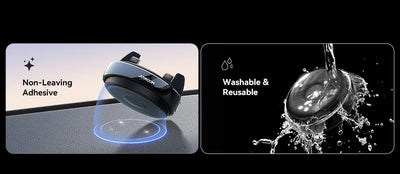 Car Phone Mount Dashboard One Handed Operation 360 Rotation - Smarsty