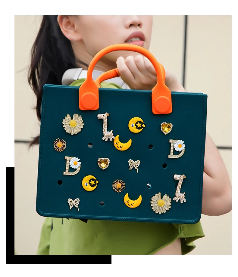 EVA Shoulder Tote Bag Waterproof For Women Beach Storage - Smarsty