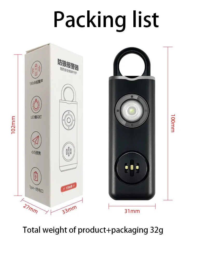 He Original Personal Safety Siren for Women - 130dB Siren, Strobe & Key Chain 3 Pop Colors AF2004 Anti Robbery Call for Help by Smarsty